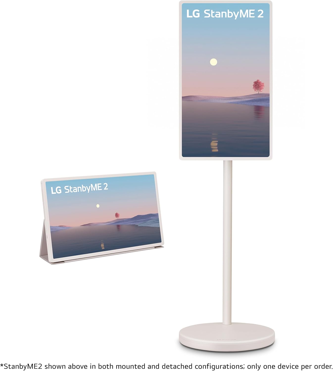 LG StanbyME 2 (2025) – Écran Tactile Intelligent Portable 27" avec Housse Folio, Sans Fil, Batterie Intégrée et Dolby Vision